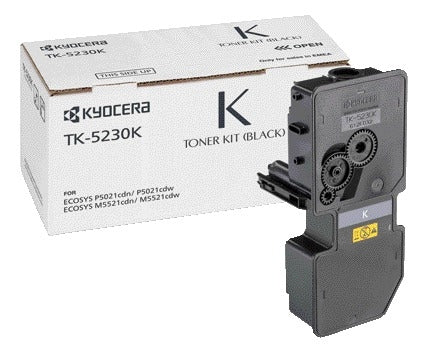 Kyocera TK-5230K Zwart Toner Cartridge - 2.600 pagina's