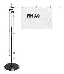 Mobiele Tekeninghouder MAUL met Aluminium Voet, A0