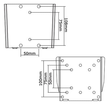 Wandsteun NEOMOUNTS W25 voor 10-30 inch schermen, zilver - 2