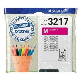 Brother LC-3217M Rood inktcartridge voor Brother printers