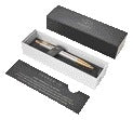 Balpen Parker IM Premium GT M, warm grijs, met goudkleurige details - 5