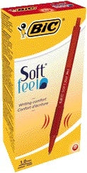 BIC Soft Feel Clic Balpen Rood - 2