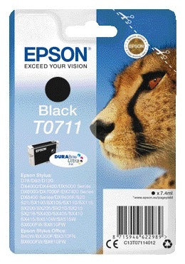 Epson T0711 Zwarte Inktcartridge