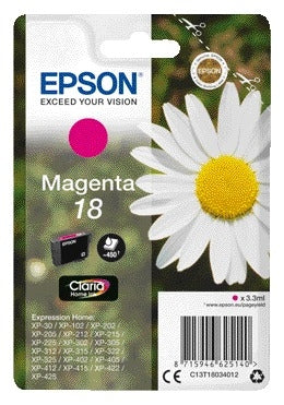 Epson T1803 Rood 18 Inktcartridge voor Kleurrijke Documenten