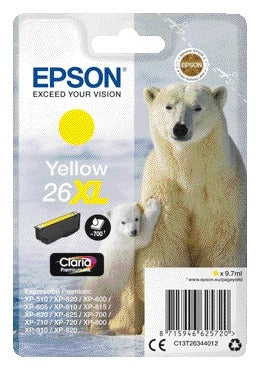 Epson 26XL T2634 Geel Inktcartridge