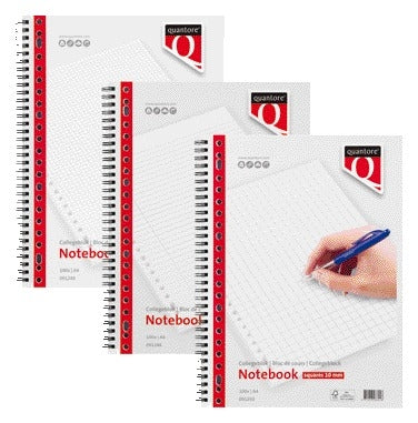 Quantore A4 Lijncollegeblok 23-gaats 4 tabs 100vel 70g - 2