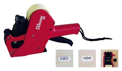 Etiketteertang Sato Samark 26 L6, 1 regel, 12x26mm
