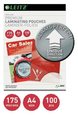 Laminatiehoes Leitz iLAM A4 2x175 micron Hoogglans - 2