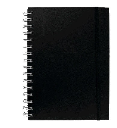 Quantore A5 Spiral Notitieboek met Elastieksluiting en 3 Tabbladen - 2