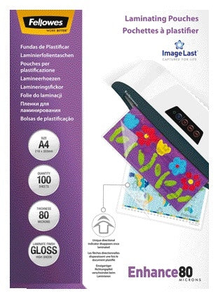 Lamineerhoes Fellowes A4 2x80 micron - 3