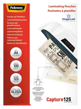 Lamineerhoes Fellowes A4 2x125 micron - 3