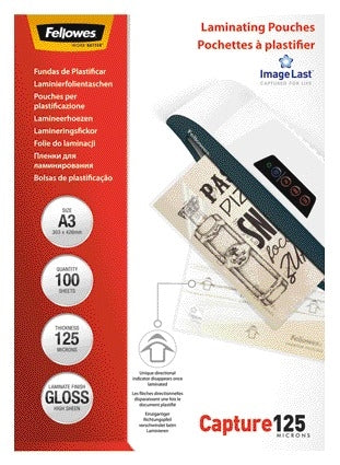 Fellowes A3 Laminatiehoezen 2x125 Micron - 3