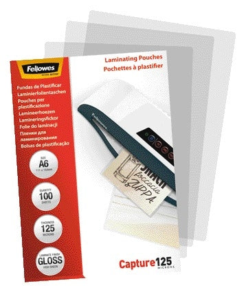Fellowes A6 Lamineerhoezen 2x125 micron - 2