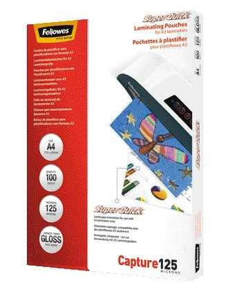 Fellowes Superquick A4 2x125 micron lamineerhoes