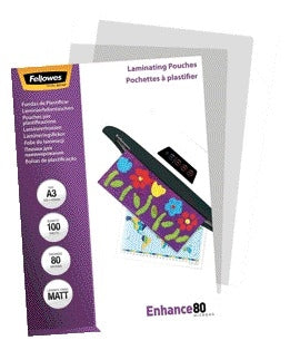 Lamineerhoes Fellowes A3 2x80 micron mat - 2