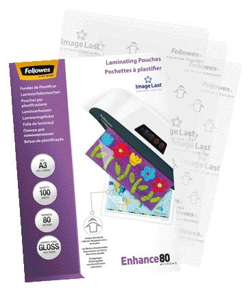 Lamineerhoes Fellowes A3 2x80 micron glans - 2