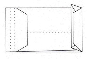 Envelop Quantore monsterzak 262x371x38mm 150g met zelfklevende sluiting - 2