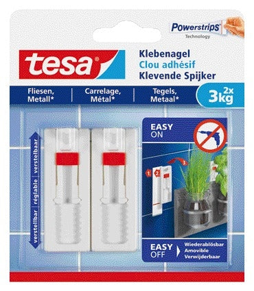 Klevende spijker Command voor tegels en metaal, 3kg
