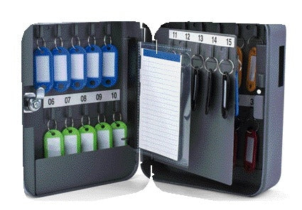 Sleutelkast Quantore Basic 30 Haken met Sleutelhangers