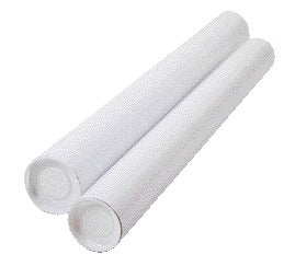 CleverPack A2 verzendkoker met doppen, wit - 3
