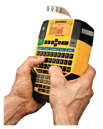 Dymo Rhino 4200 Labelprinter AZERTY 19mm geel voor industriële labels - 2
