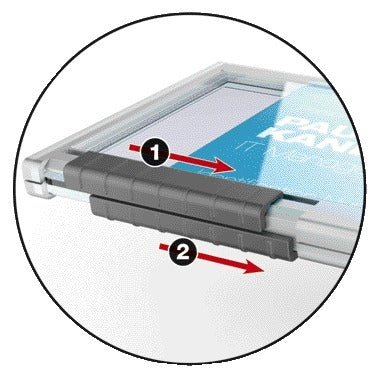 Durable Pushbox Duo Badge Beschermhoes 54x87mm - 2