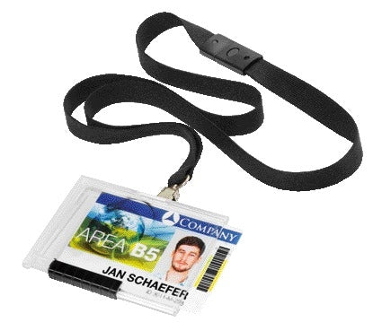 Pushbox Monochrome Badgehouder met Compartimenten - 3