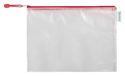 Tarifold Opbergtas met Rits A4 Rood, versterkt PVC