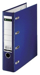 Leitz A4 Dubbelschikbare Ordner 80mm PP Blauw met Labelhouder