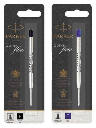 Parker Quinkflow F blauw balpenvulling - 3