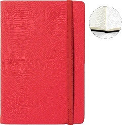 Notitieboek Quantore A5 192 pagina's, 80g, gelinieerd, rood