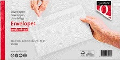Quantore Bank Envelop C5/6 110x220mm 80g/m² FSC - 3