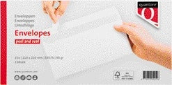 Quantore Bank Envelop C5/6 110x220mm 80g/m² FSC - 3