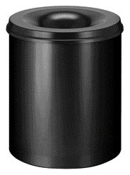 Papierbak + Vlamdover Vepabins 80 Liter Zwart, Brandveilig