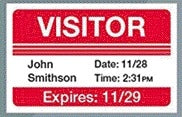 Brother DK-22251 62mm x 15.24m Witte Labels met Rood en Zwart Print - 4