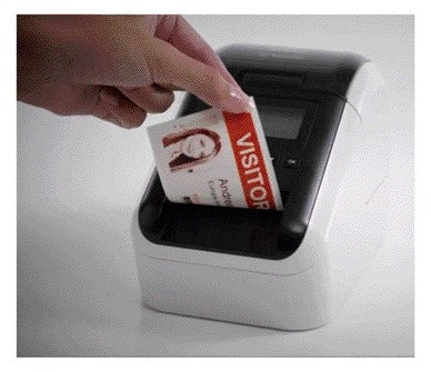 Brother DK-22251 62mm x 15.24m Witte Labels met Rood en Zwart Print - 5