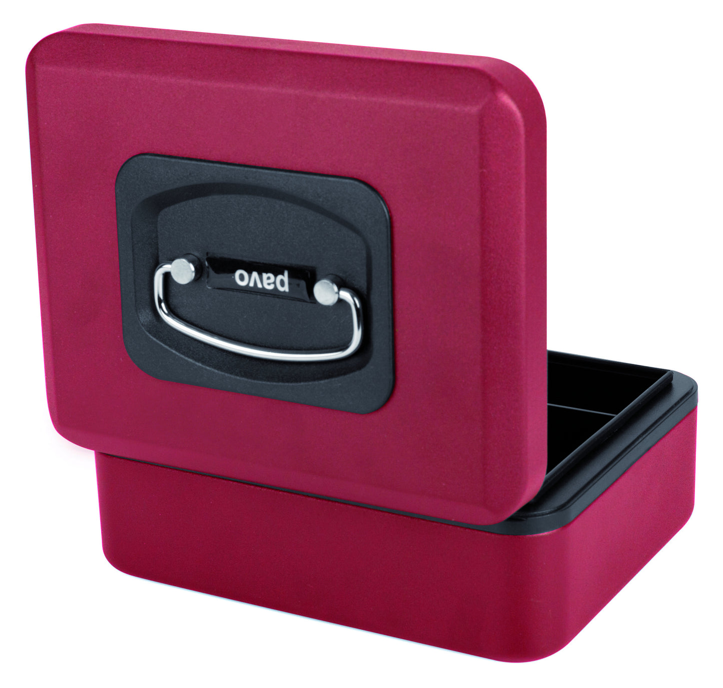 Geldkist Pavo Deluxe 200x160x90 mm Rood, automatische opening - 3