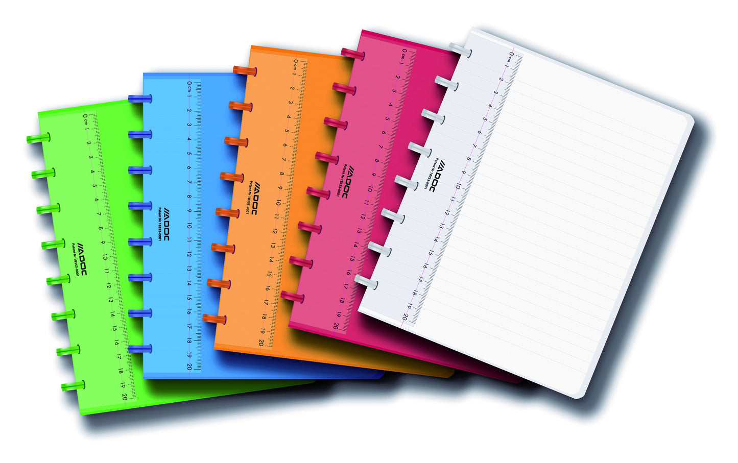 Adoc A5 Ruitschrift 144 Pag 90 g/m² Assorti