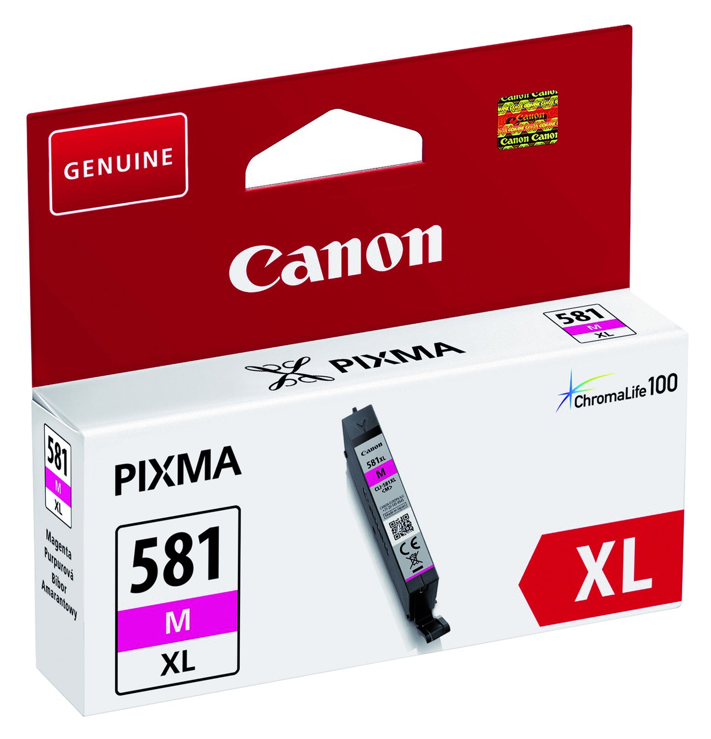 Canon CLI-581XL Rood Inktcartridge - 475 pagina's, hoog volume