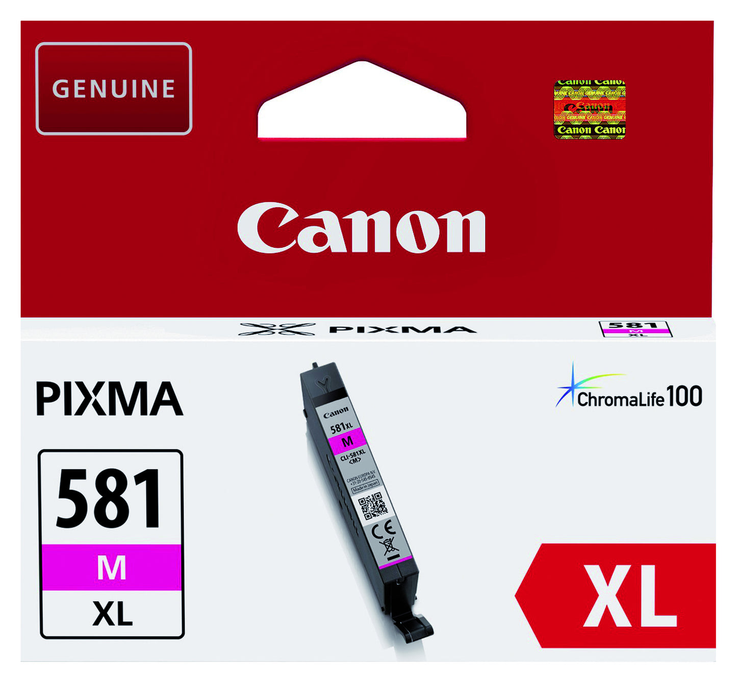Canon CLI-581XL Rood Inktcartridge - 475 pagina's, hoog volume - 2