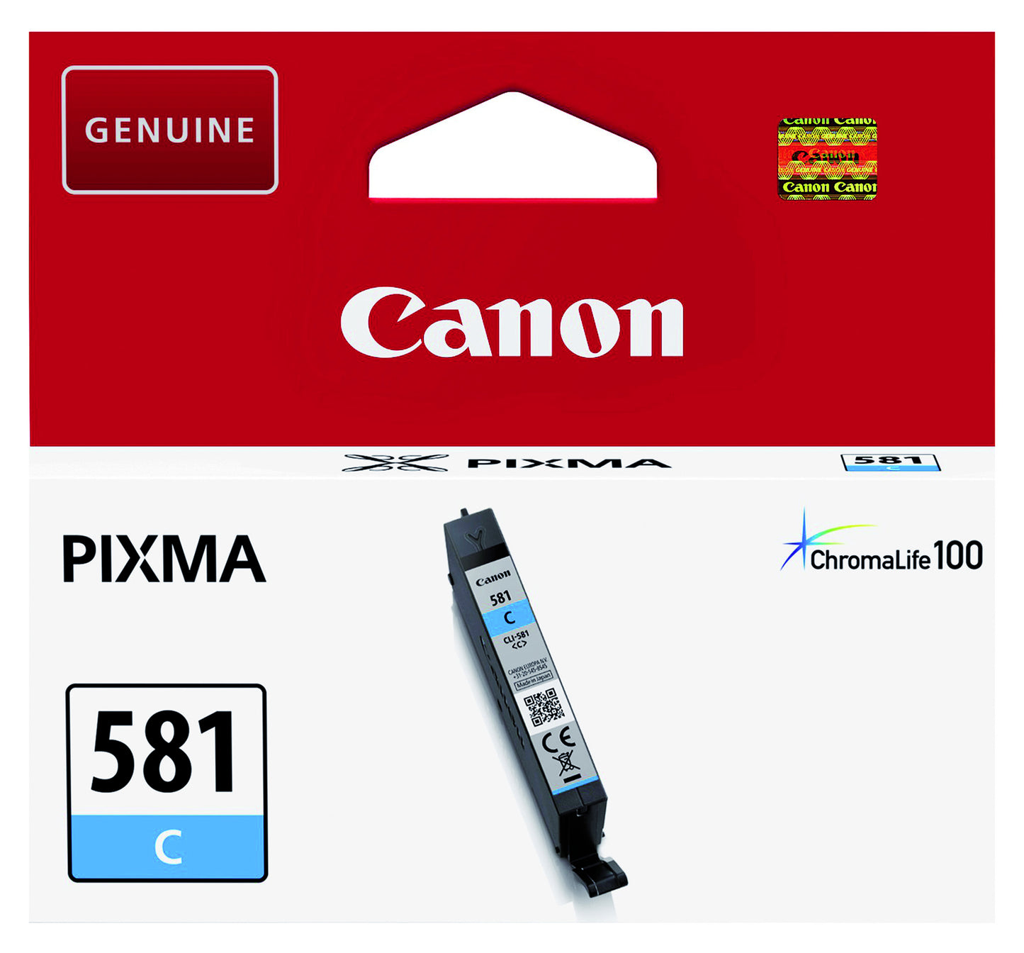 Canon CLI-581 Blauw inktcartridge - 2
