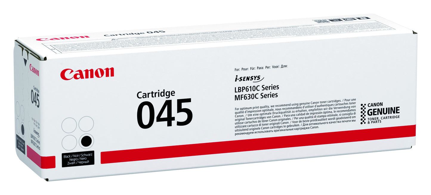 Canon 045 Zwart Tonercartridge voor Duurzaam Printen - 2