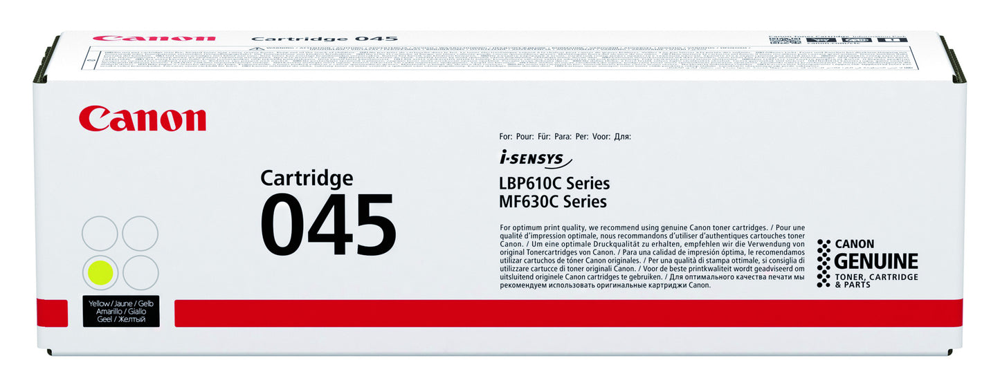 Canon 045 Geel Tonercartridge - Hoge capaciteit