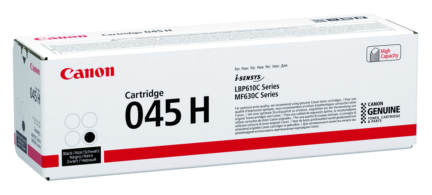 Canon 045H Zwart Tonercartridge 2800 pagina's, origineel - 2
