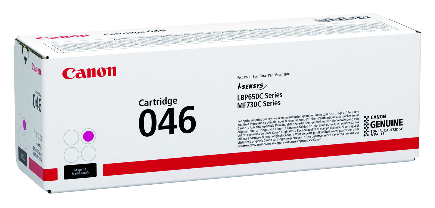 Canon 046 Rood Tonercartridge - Origineel, 2.300 pagina's - 2