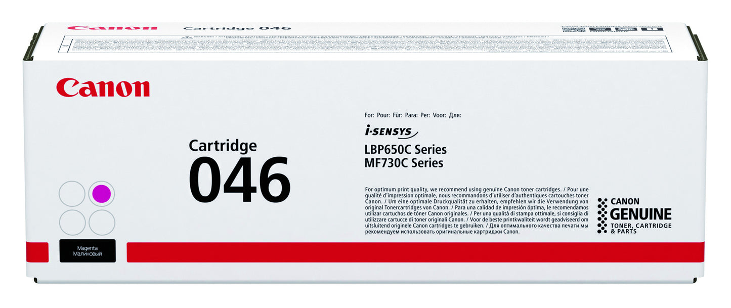 Canon 046 Rood Tonercartridge - Origineel, 2.300 pagina's