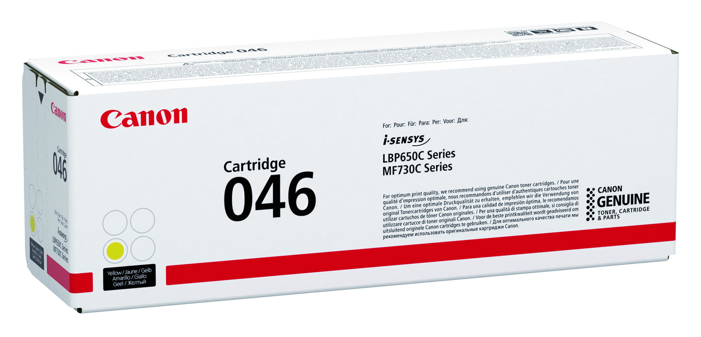 Canon 046 Gele Tonercartridge voor Kwalitatieve Afdrukken - 2