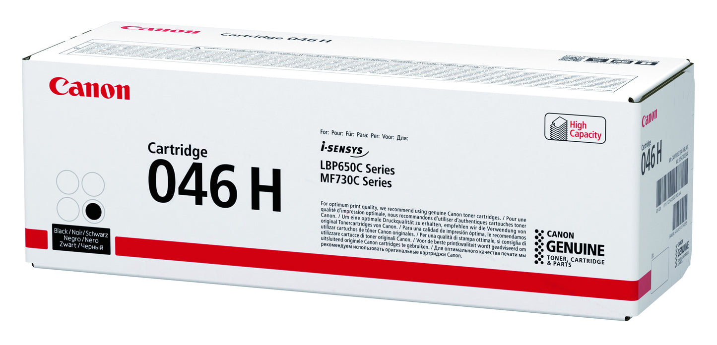 Canon 046H Zwart Tonercartridge (High Capacity) - 3