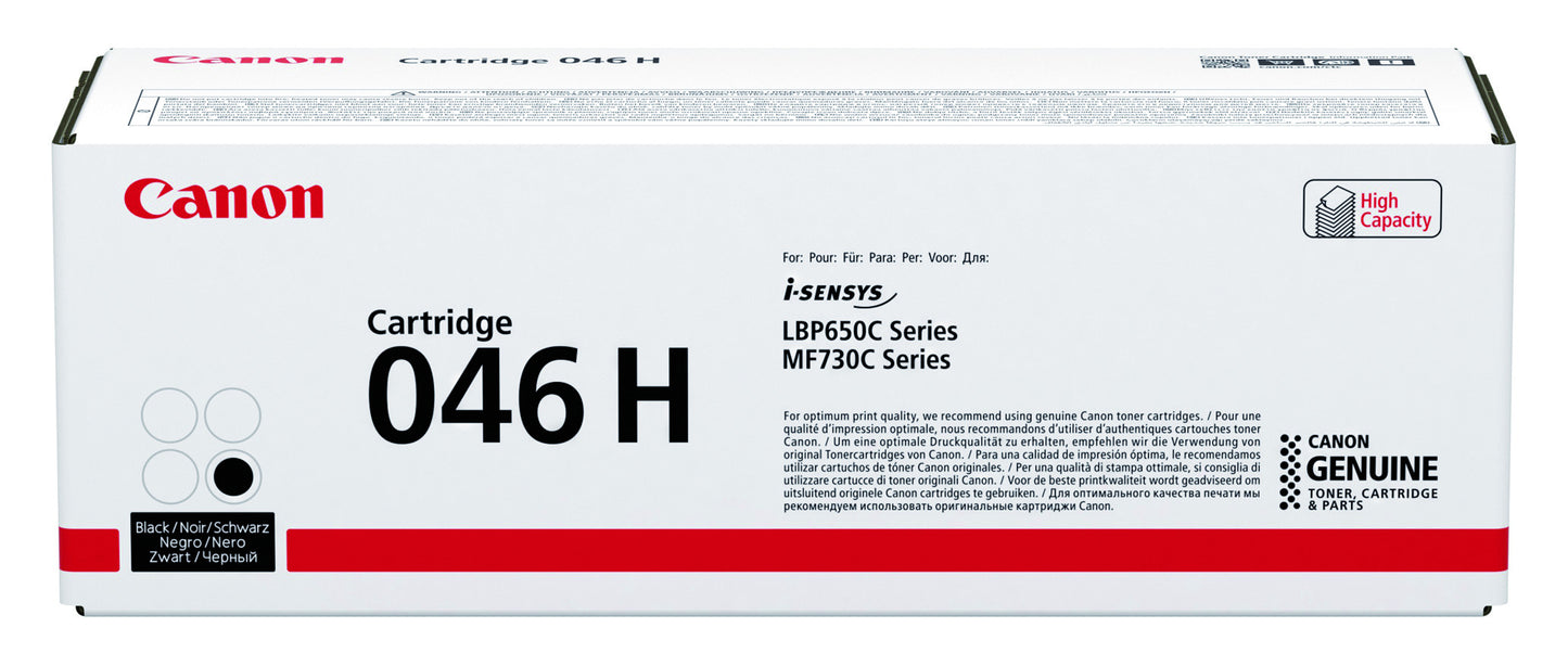 Canon 046H Zwart Tonercartridge (High Capacity)