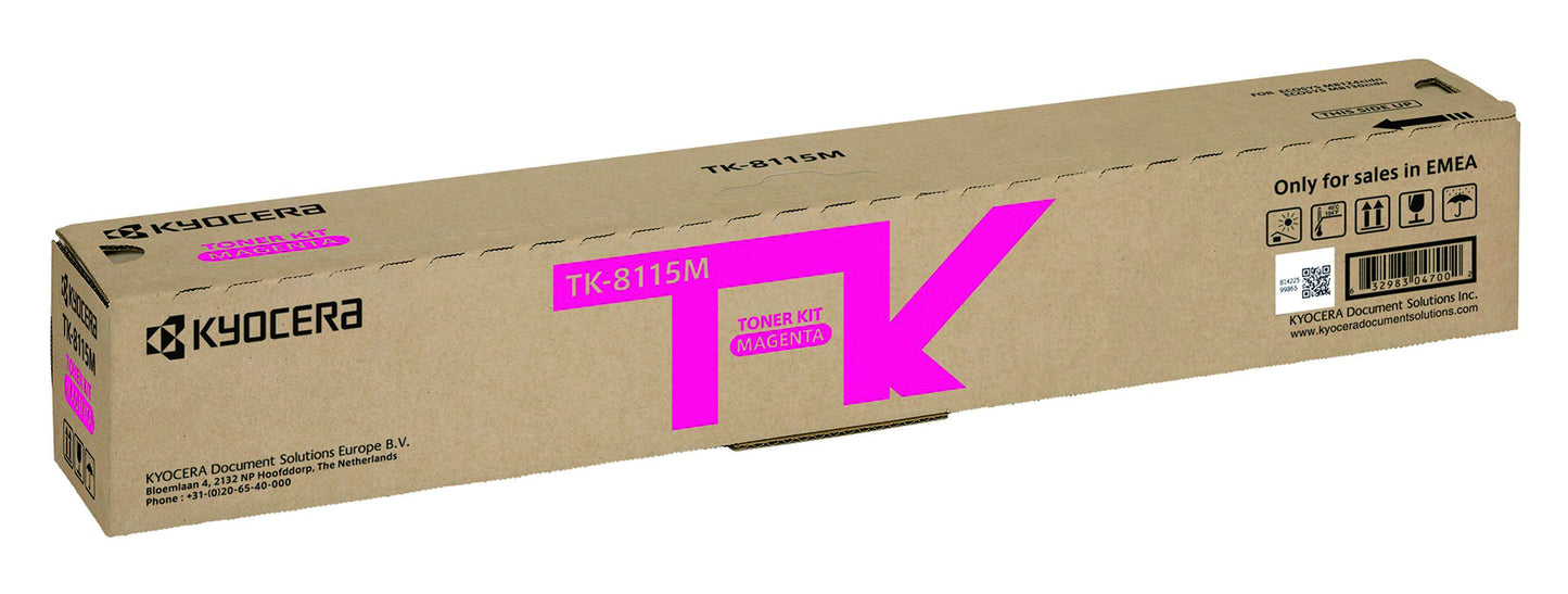 Kyocera TK-8115M Rood Toner Cartridge (6.000 pagina's)